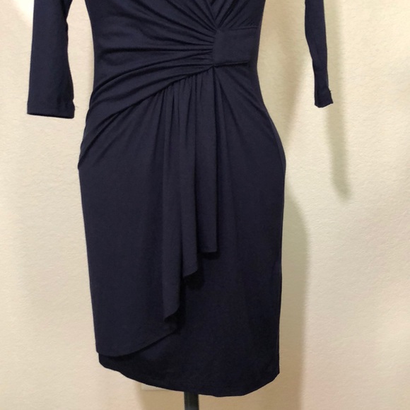 ⚡️SALE⚡️ Karen Kane Dark Blue Dress - Picture 4 of 5